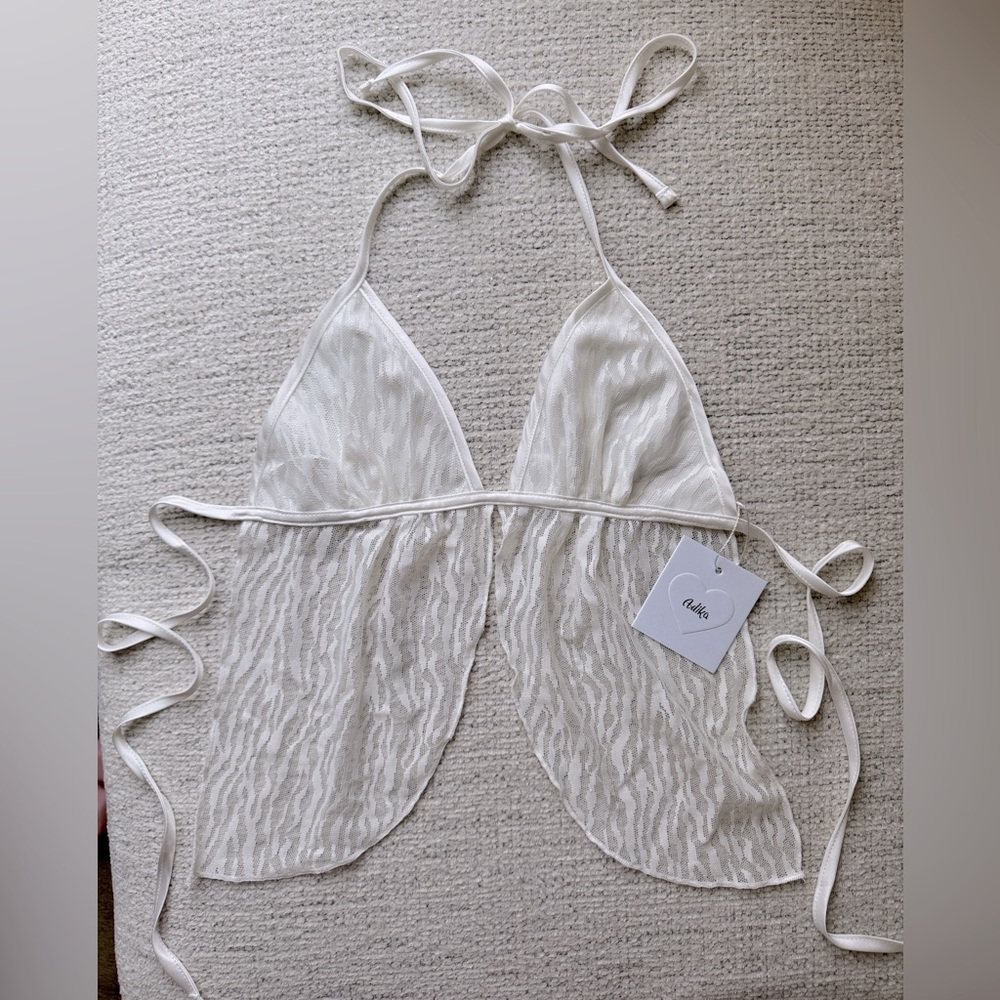 ADIKA butterfly top (xs) (white)